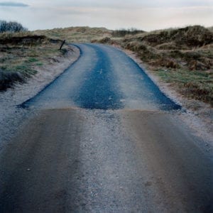 End of the tarmac road, Menie, Aberdeenshire, 2011. By Alicia Bruce. © Alicia Bruce, TRUMPED project